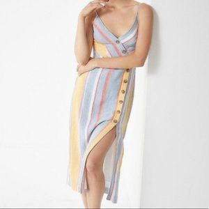 Urban Outfitters Striped Midi Dress